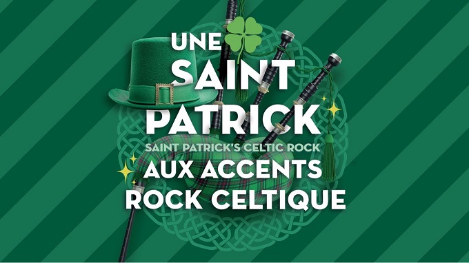Cartel de las celebraciones de Saint Patrick en Disneyland Paris